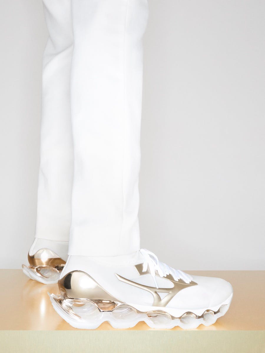 Mizuno wave prophecy 4 gold Clearance